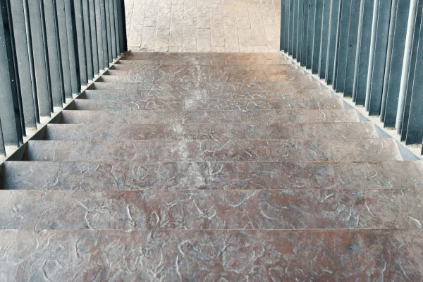 Concrete Stair Stamping in Powell