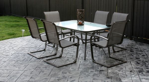 Porch Stamping in Powell